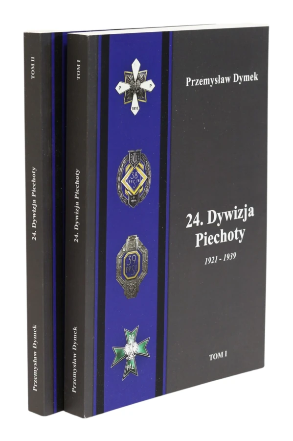 2x Dymek 24. Dywizja Piechoty 1921-1939 Tom I i II