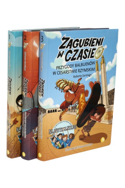 3x Santiago Zagubieni w czasie Przygody Balbuenów Tom 1,2,3