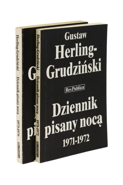 2x Herling-Grudziński Dziennik pisany nocą 1971-1979