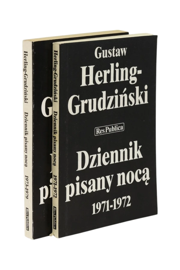 2x Herling-Grudziński Dziennik pisany nocą 1971-1979