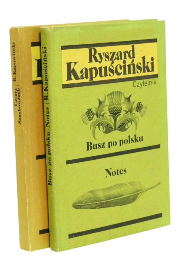 2x Kapuściński Cesarz/ Szachinszach - Busz po polsku/ Notes