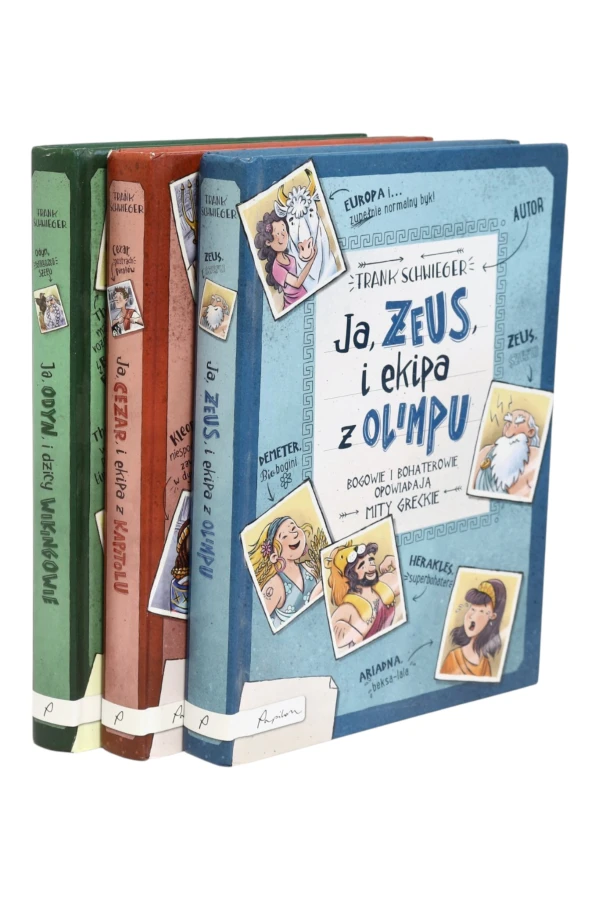 3x Schwieger Ja, Zeus i ekipa z Olimu/Ja, Odyn i dzicy wikingowie/ Ja, Cezar i ekipa Kapitolu