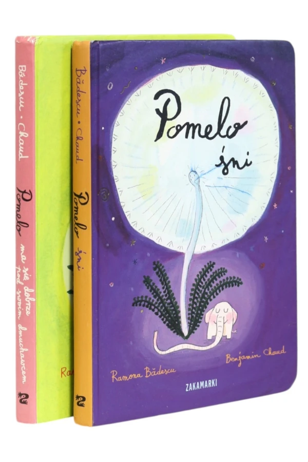 2x Badescu Pomelo ma się dobrze pod swoim dmuchawcem/ Pomelo śni