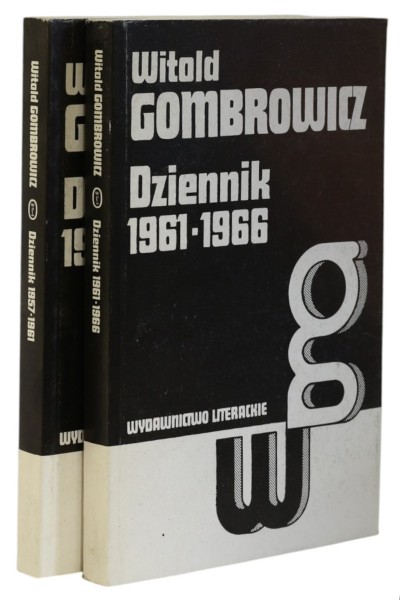 2x Gombrowicz Dziennik 1957-1961/ 1961-1966
