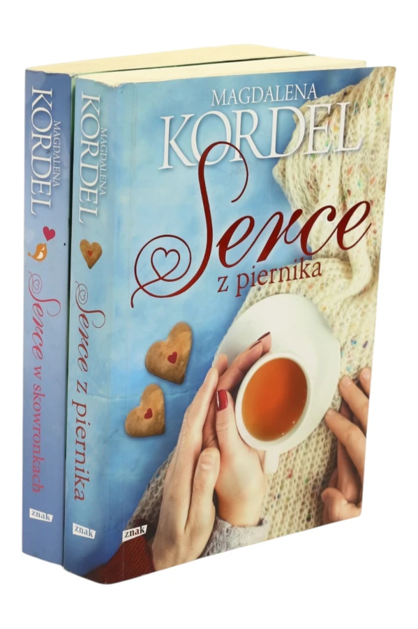 2x Kordel Serce z piernika/ Serca w skowronkach