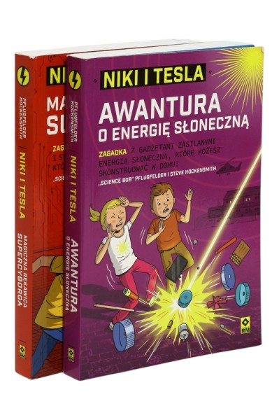 2x "Science Bob" Niki i Tesla Magiczna rękawica Supercyborga/ Awantura o energię słoneczną