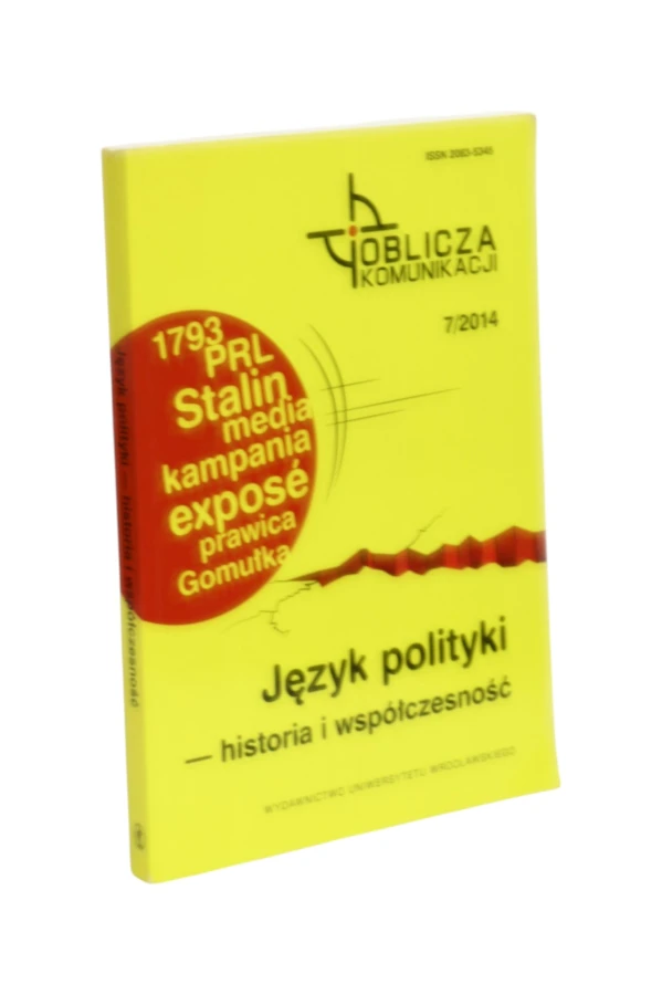 Język polityki - historia i współczesność 7/2014