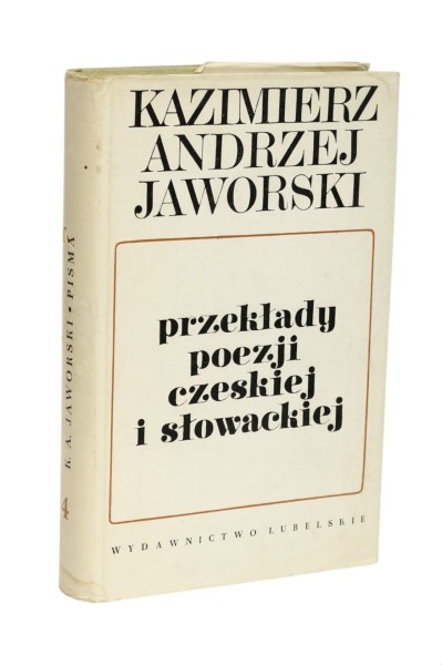 Przekłady poezji czeskiej i słowackiej Jaworski