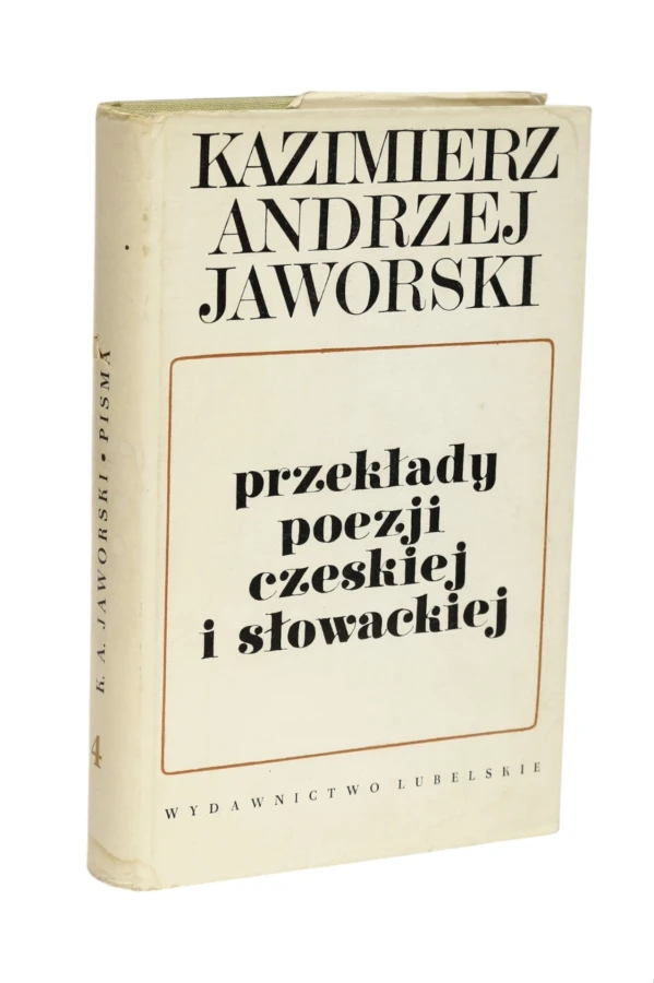 Przekłady poezji czeskiej i słowackiej Jaworski