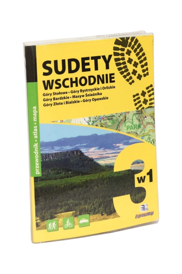 Sudety Wschodnie 3 w 1 Przewodnik Atlas Mapa