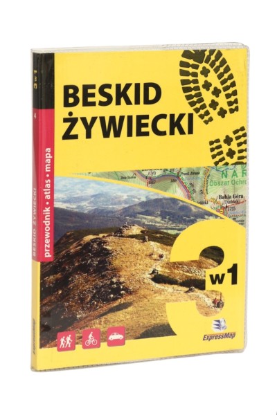 Beskid Żywiecki 3 w 1 Przewodnik Atlas Mapa