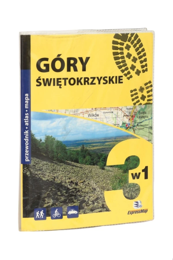 Góry Świętokrzyskie 3 w 1 Przewodnik Atlas Mapa