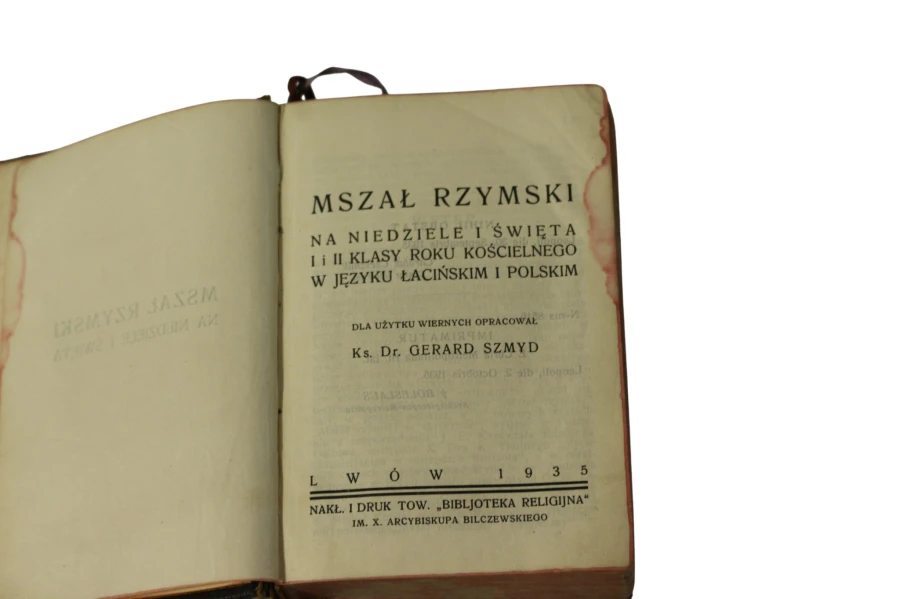 Mszał Rzymski na niedziele i święta I i II klasy roku Kościelnego Szmyd