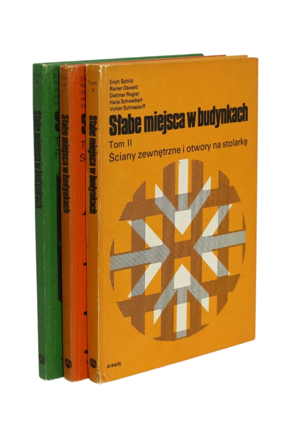 3x Schild Słabe miejsca w budynkach Tom II, III i IV