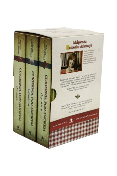 3x Gutowska-Adamczyk Cukiernia Pod Amorem Tom 1,2,3