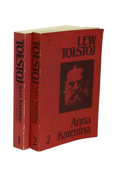 2x Tołstoj Anna Karenina Tom 1 i 2