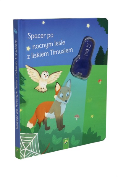 Spacer po nocnym lesie z liskiem Timusiem