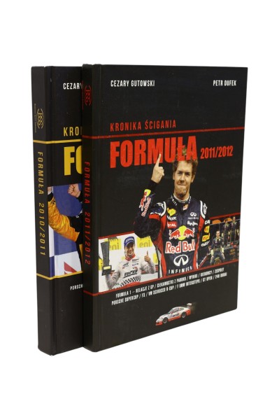 2x Gutowski Kronika ścigania Formuła 2010/2011 i 2011/2012