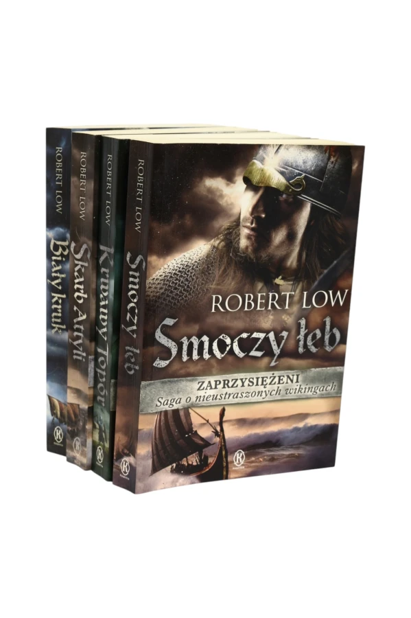 4x Low Zaprzysiężeni: Skarb Attyli/ Biały kruk/ Smoczy łeb/ Krwawy Topór