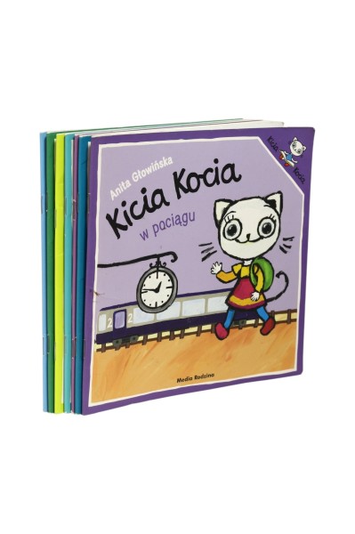 7x Głowińska Kicia Kocia jest chora/ w kosmosie/ na pikniku/ Zima/ na rowerze