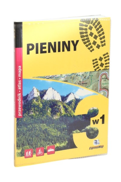 Pieniny 3 w 1 Przewodnik Atlas Mapa