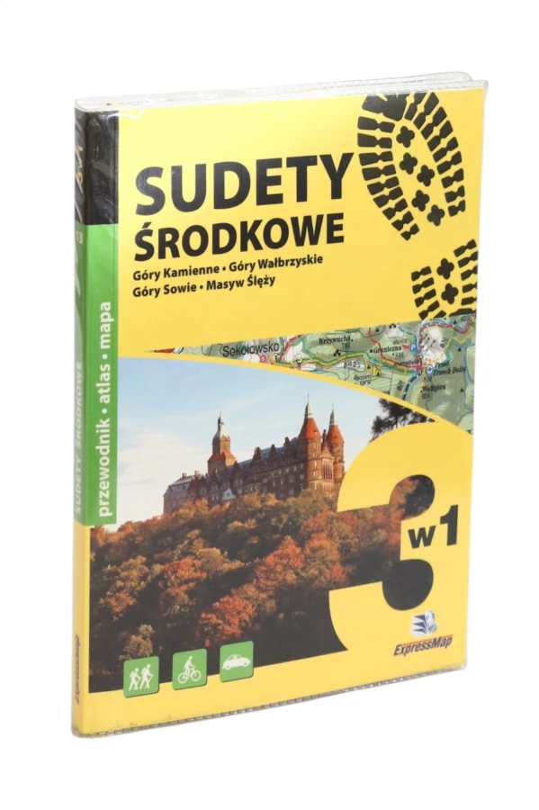 Sudety Środkowe  3 w 1 Przewodnik Atlas Mapa
