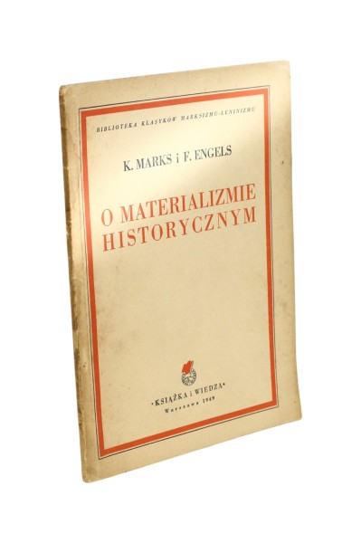 O materializmie historycznym Marks