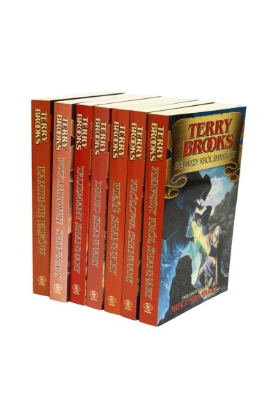 7x Brooks Shannara Tom 2-7 + Preludium książki Miecz Shannary