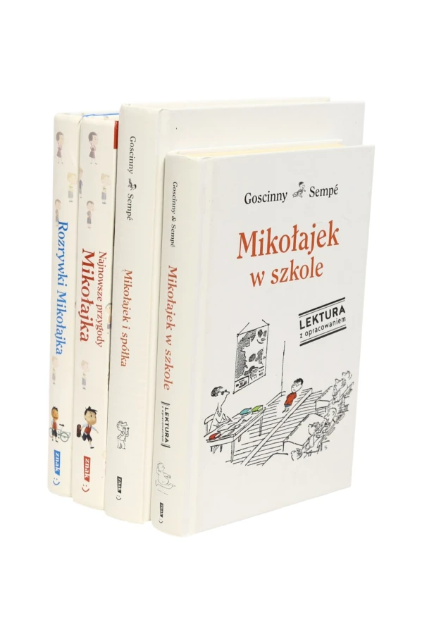4x Goscinny/ Sempe Mikołajek: Rozrywki Mikołajka/ Najnowsze przygody Mikołajka