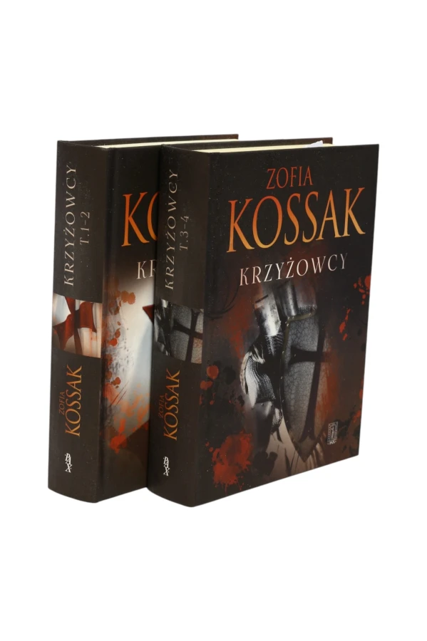 2x Kossak Krzyżowcy Tom 1-2, 3-4