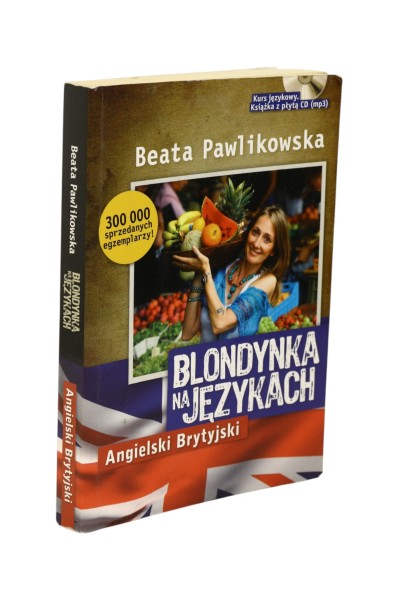 Blondynka na językach Angielski Brytyjski Pawlikowska +CD