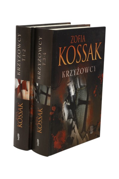 2x Kossak Krzyżowcy Tom 1-2, 3-4