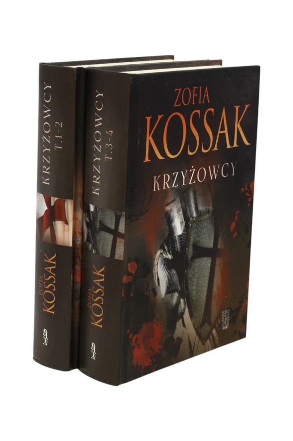 2x Kossak Krzyżowcy Tom 1-2, 3-4