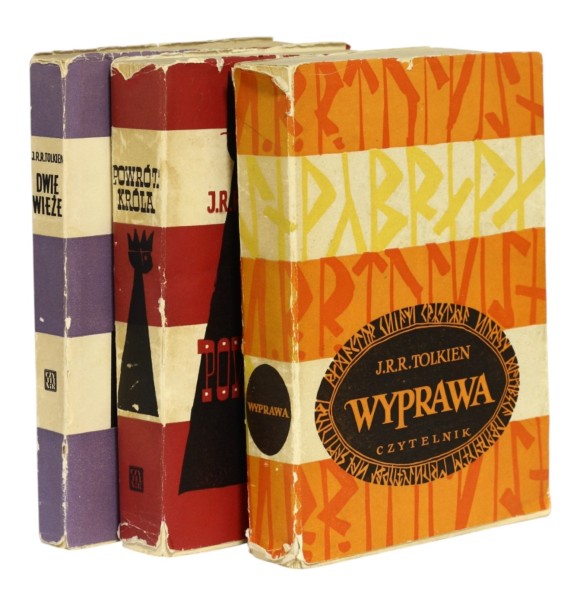 3x Tolkien  Władca pierścieni Wyprawa, Dwie wieże, Powrót króla  I wydanie