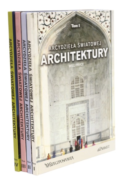 4x Pryce Arcydzieła światowej Architektury Tom 1-4