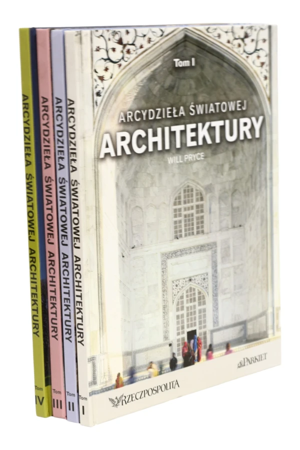 4x Pryce Arcydzieła światowej Architektury Tom 1-4