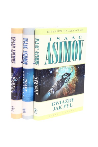 3x Asimov Imperium galaktyczne część 1-3 Gwiazdy jak pył