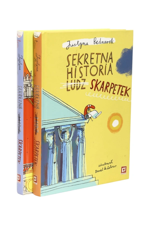 2x Bednarek Sekretna historia Ludz... Skarpetek Tom 1-2