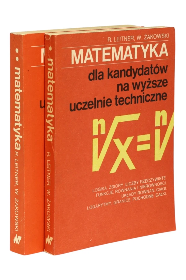 2x Leitner Matematyka dla kandydatów na wyższe uczelnie techniczne