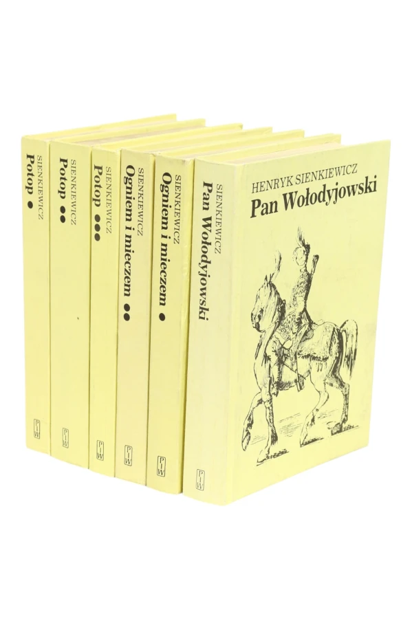 6x Sienkiewicz Trylogia Pan Wołodyjowski/ Potop/ Ogniem i mieczem