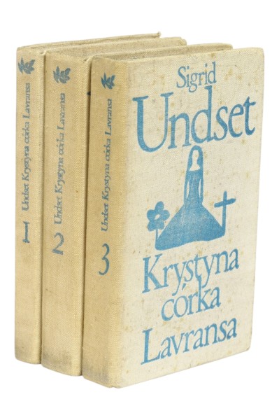 3x Undset Krystyna córka Lavransa Tom 1,2,3