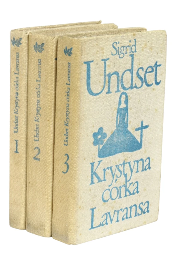 3x Undset Krystyna córka Lavransa Tom 1,2,3