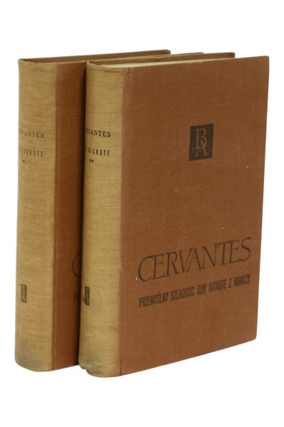 2x Cervantes Przemyślny szlachcic Don Kichote z Manczy cześć 1 i 2