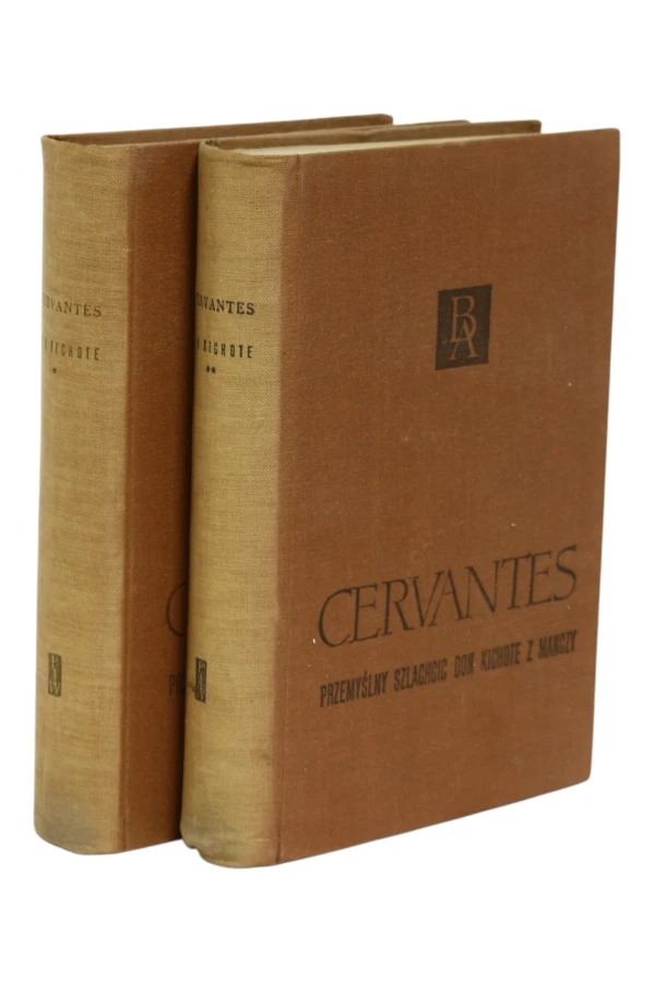 2x Cervantes Przemyślny szlachcic Don Kichote z Manczy cześć 1 i 2