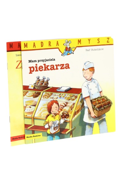 2x Mądra mysz Mam przyjaciela piekarza/ Zuzia i jej kotek