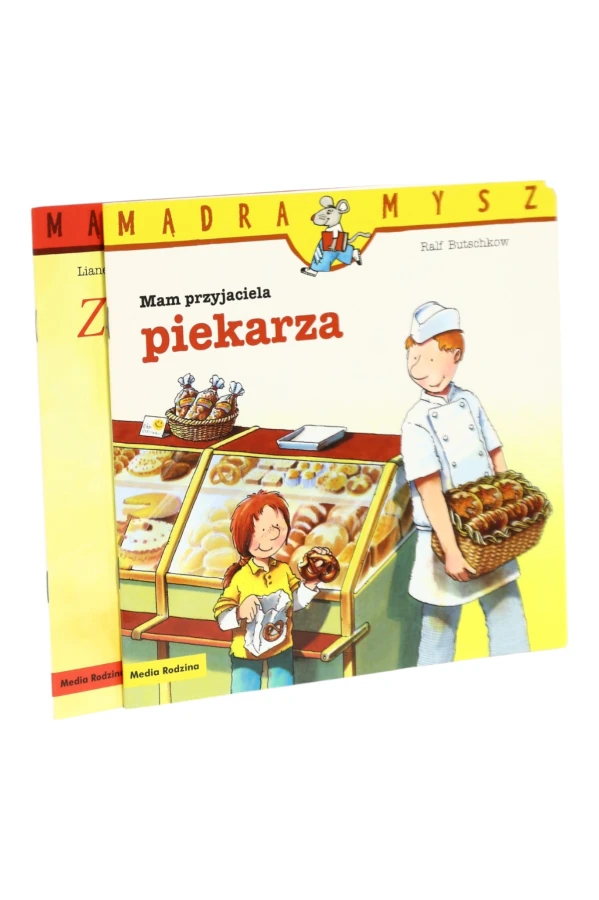 2x Mądra mysz Mam przyjaciela piekarza/ Zuzia i jej kotek