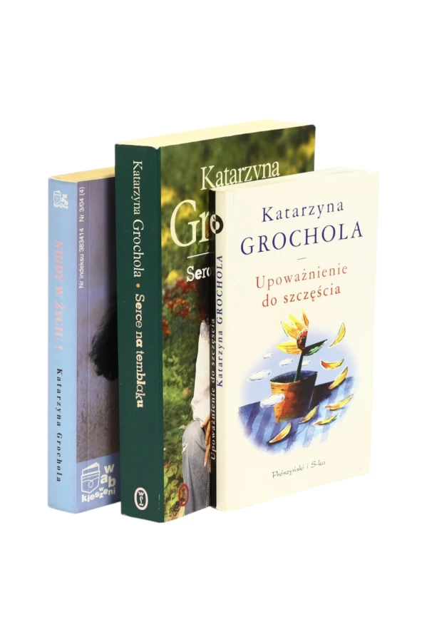 3x Grochola Serce na temblaku/ Nigdy w życiu!/ Upoważnienie do szczęścia