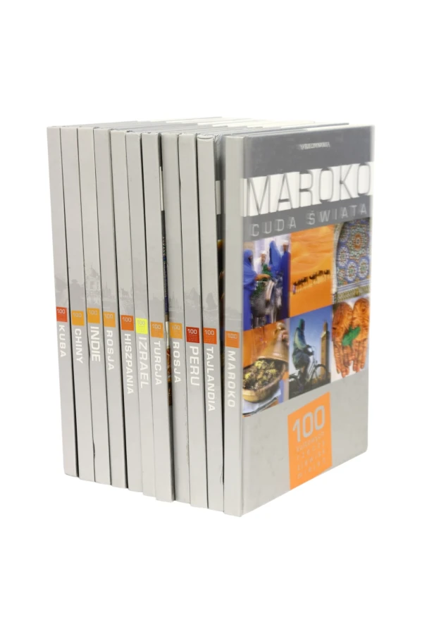 10x 100 kultowych rzeczy zjawisk miejsc Cuda świata Maroko/ Tajlandia
