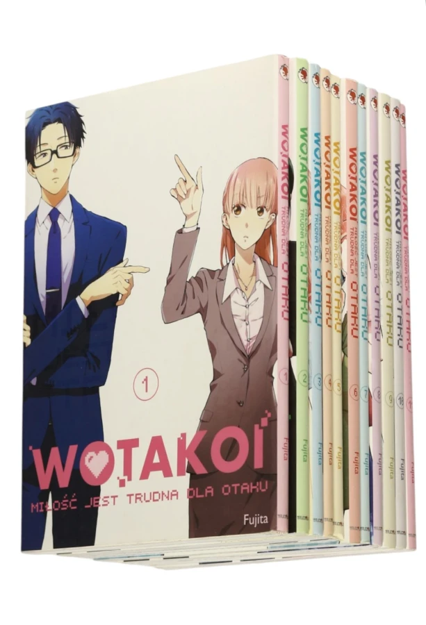 11x Fujita Wotakoi Miłość jest trudna dla otaku Tom 1-11 KOMPLET