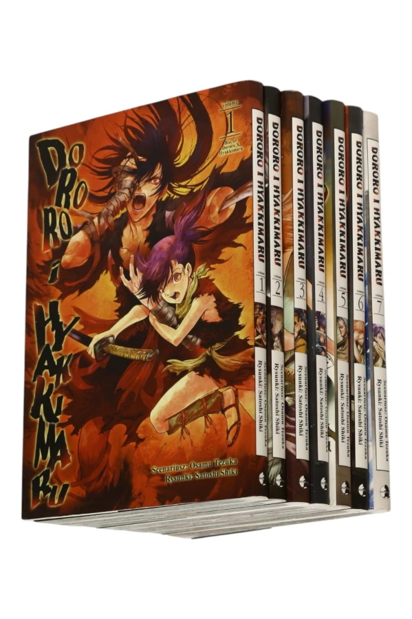 7x Tezuka Dororo i Hyakkimaru Tom 1-7